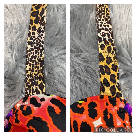 RARE Victoria’s Secret Leopard and Skull Very Sexy Print Bombshell Bikini Top - Picture 15 of 16